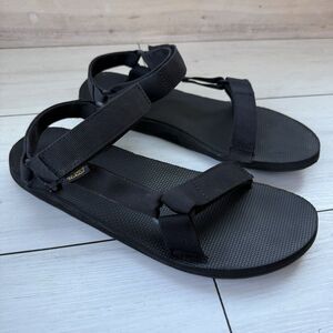 Teva Original Universal Urban Sandal Adjustable Straps Black Size 12 #1004010